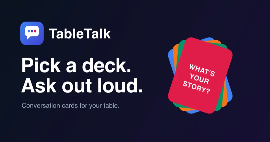 TableTalk: pick a deck, ask out loud