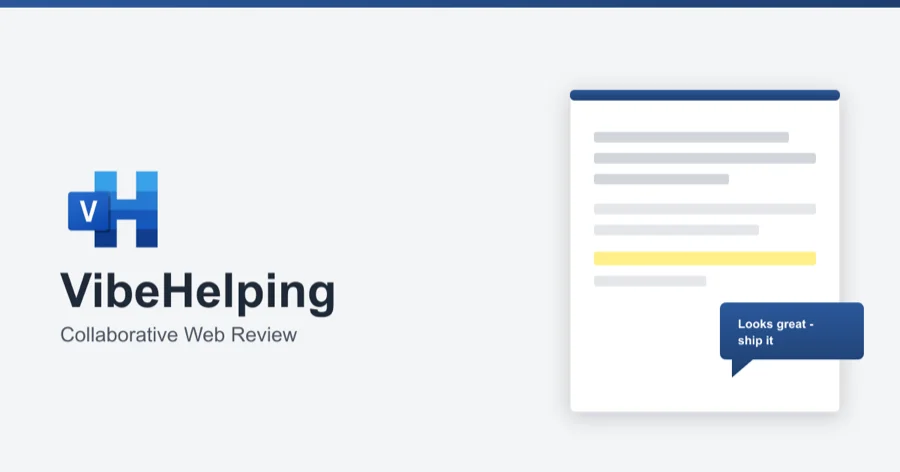VibeHelping: collaborative web review